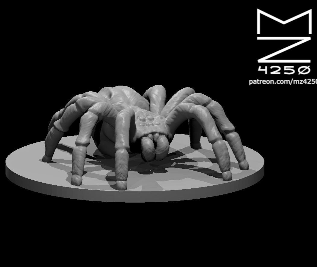 Giant Spiders (4 Variants Available) by MZ4250 (Miguel Zavala).