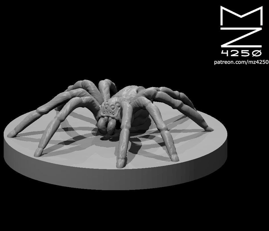 Giant Spiders (4 Variants Available) by MZ4250 (Miguel Zavala).