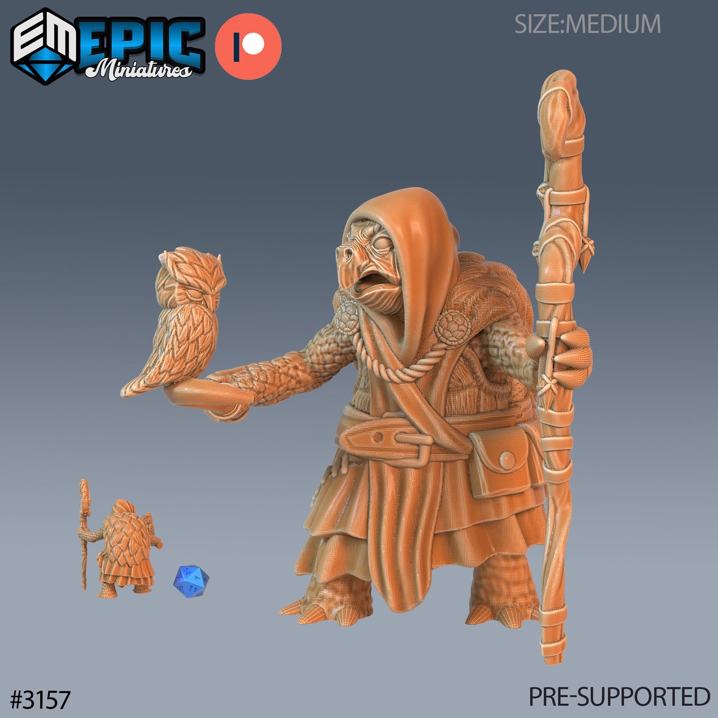 Turtle Folk Tribe 2 (4 Variants Available) - Epic Miniatures