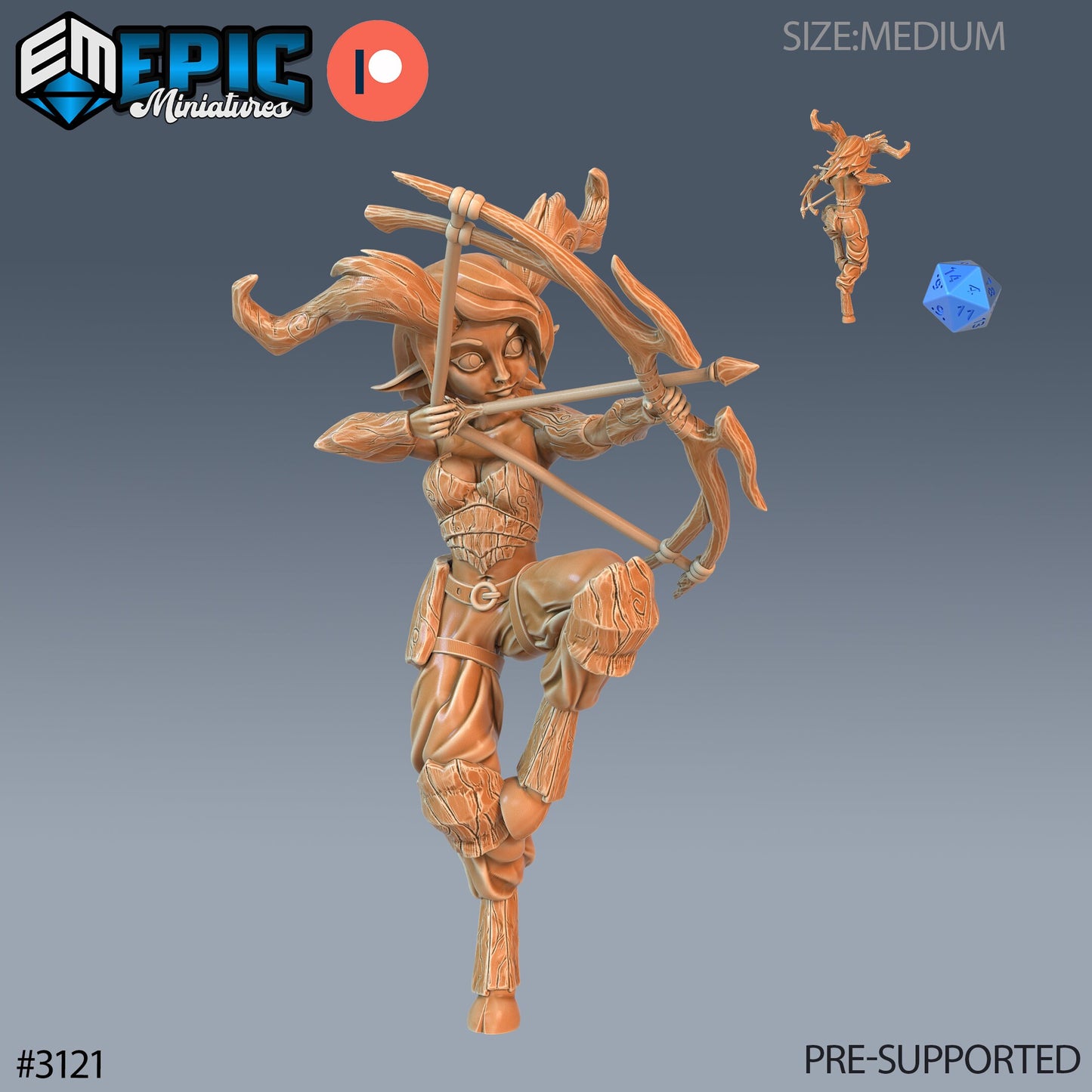 Satyr Girl (3 Variants Available) - Epic Miniatures