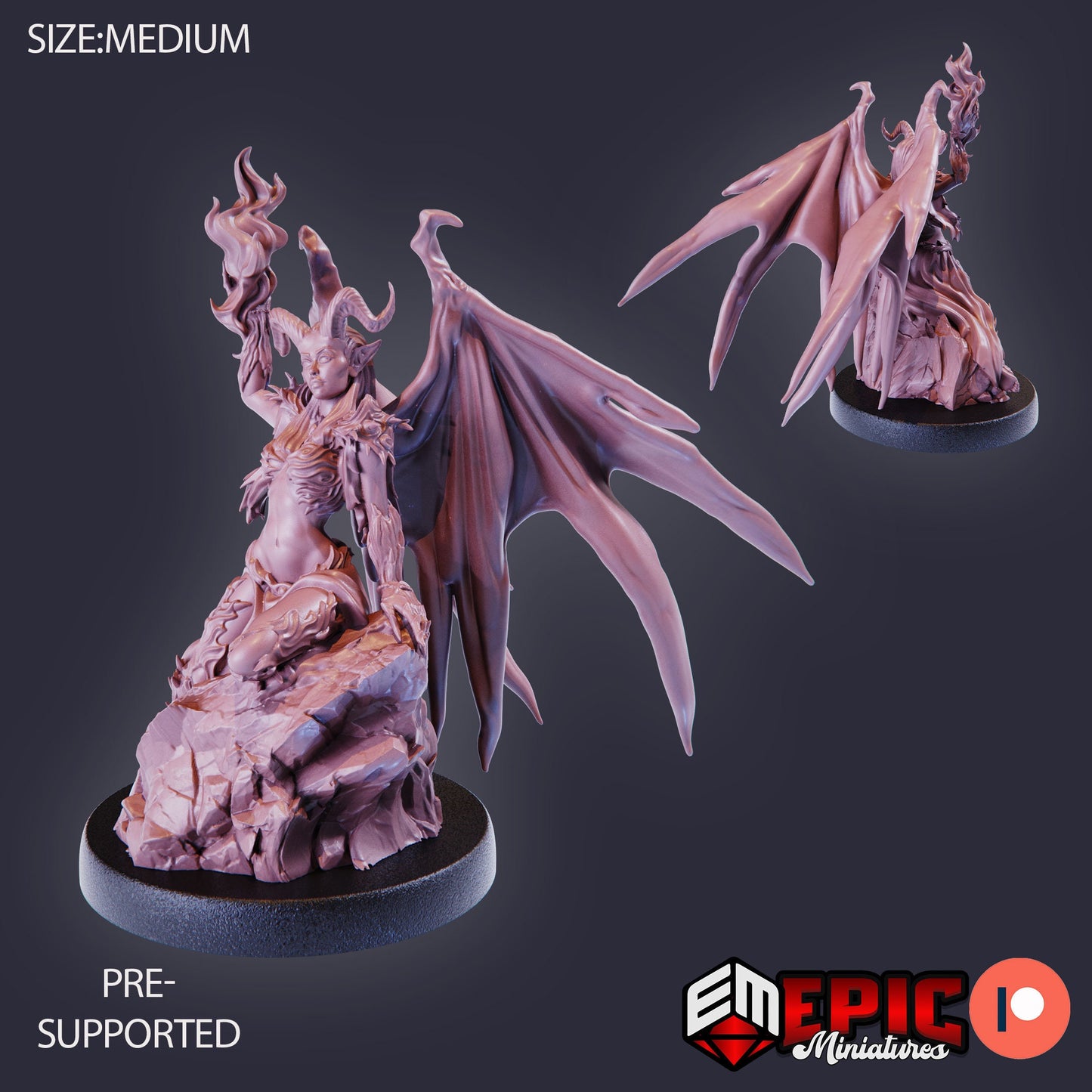 Devil Duchess (3 Variants Available) - Epic Miniatures