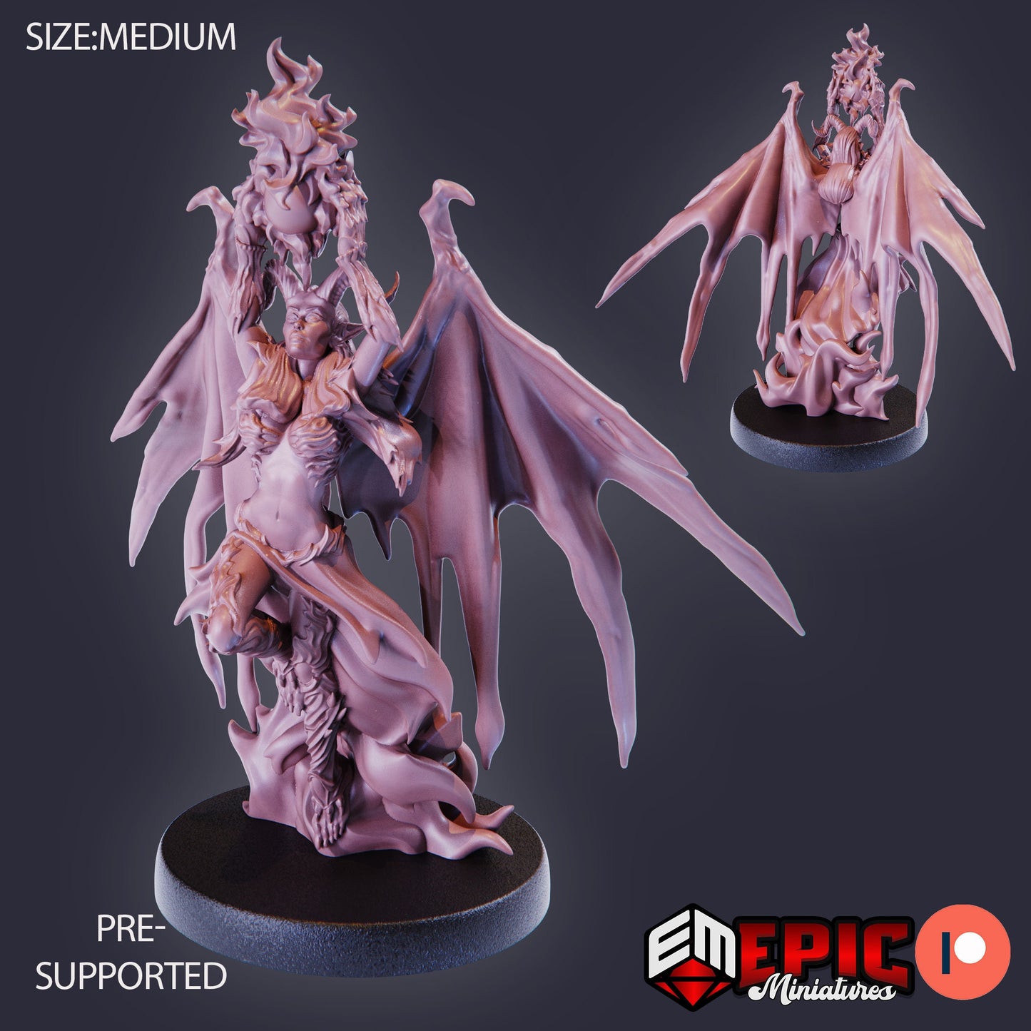 Devil Duchess (3 Variants Available) - Epic Miniatures