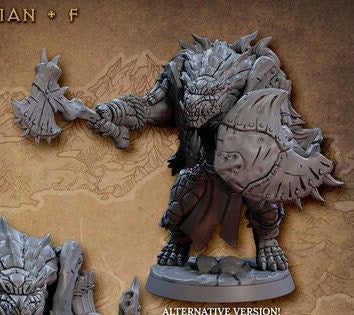 Frostheart Lizardman E (2 Variants Available) - Artisan Guild