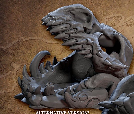 Tyrannax Skull Terrain (2 Options Available) - Artisan Guild
