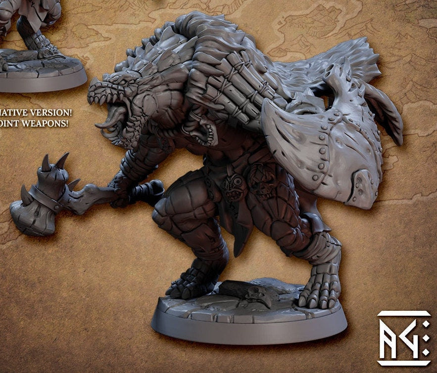 Frostheart Lizardman B (2 Variants Available) - Artisan Guild