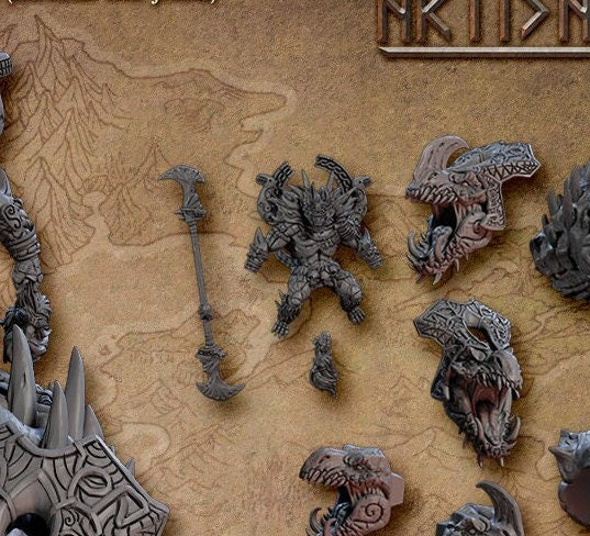 King Tashokk riding a Tyrannax - Artisan Guild