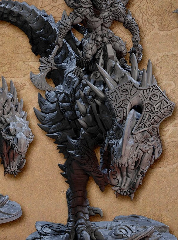 King Tashokk riding a Tyrannax - Artisan Guild