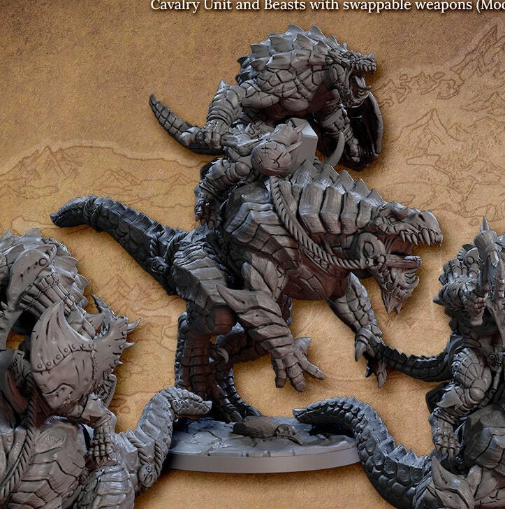 Brute Wyvern Riders, Set 2 (4 Variants Available) - Artisan Guild