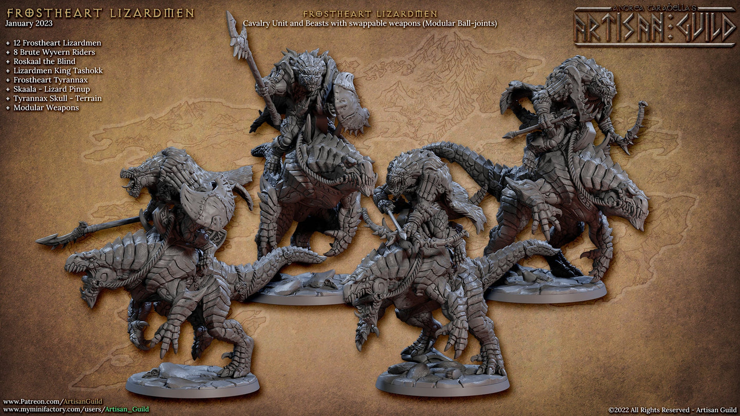 Brute Wyvern Riders, Set 1 (4 Variants Available) - Artisan Guild