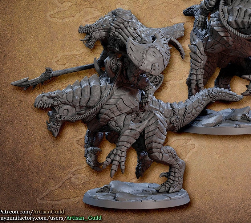 Brute Wyvern Riders, Set 1 (4 Variants Available) - Artisan Guild