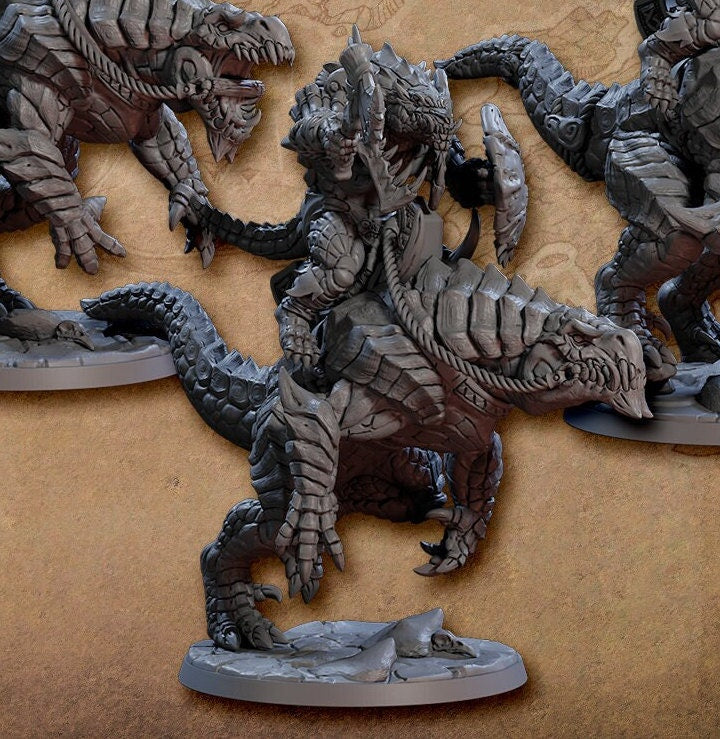 Brute Wyvern Riders, Set 2 (4 Variants Available) - Artisan Guild