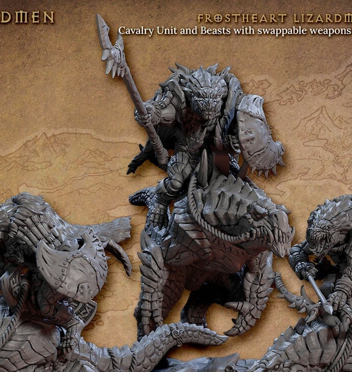 Brute Wyvern Riders, Set 1 (4 Variants Available) - Artisan Guild