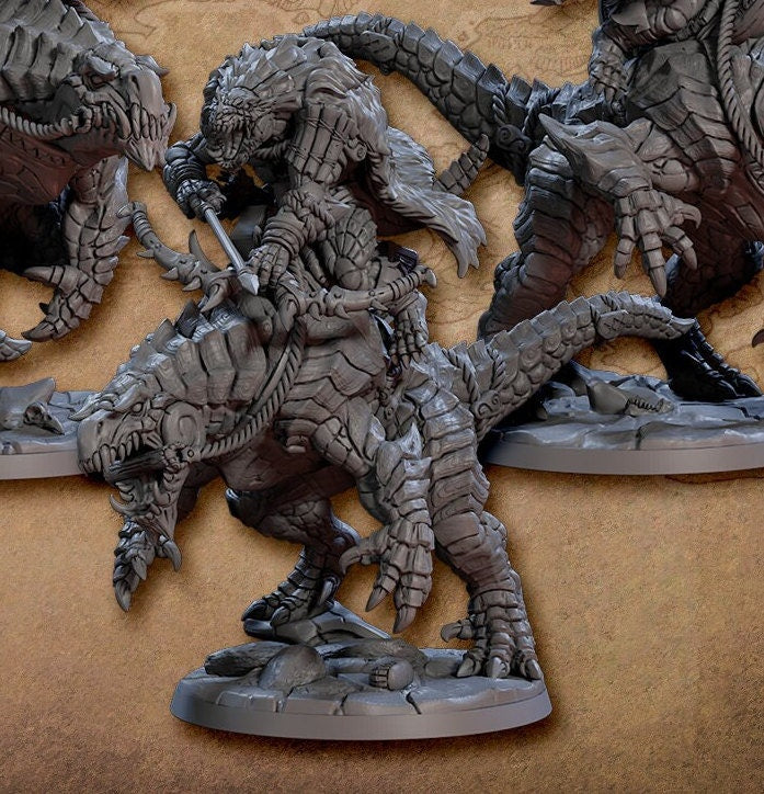 Brute Wyvern Riders, Set 1 (4 Variants Available) - Artisan Guild