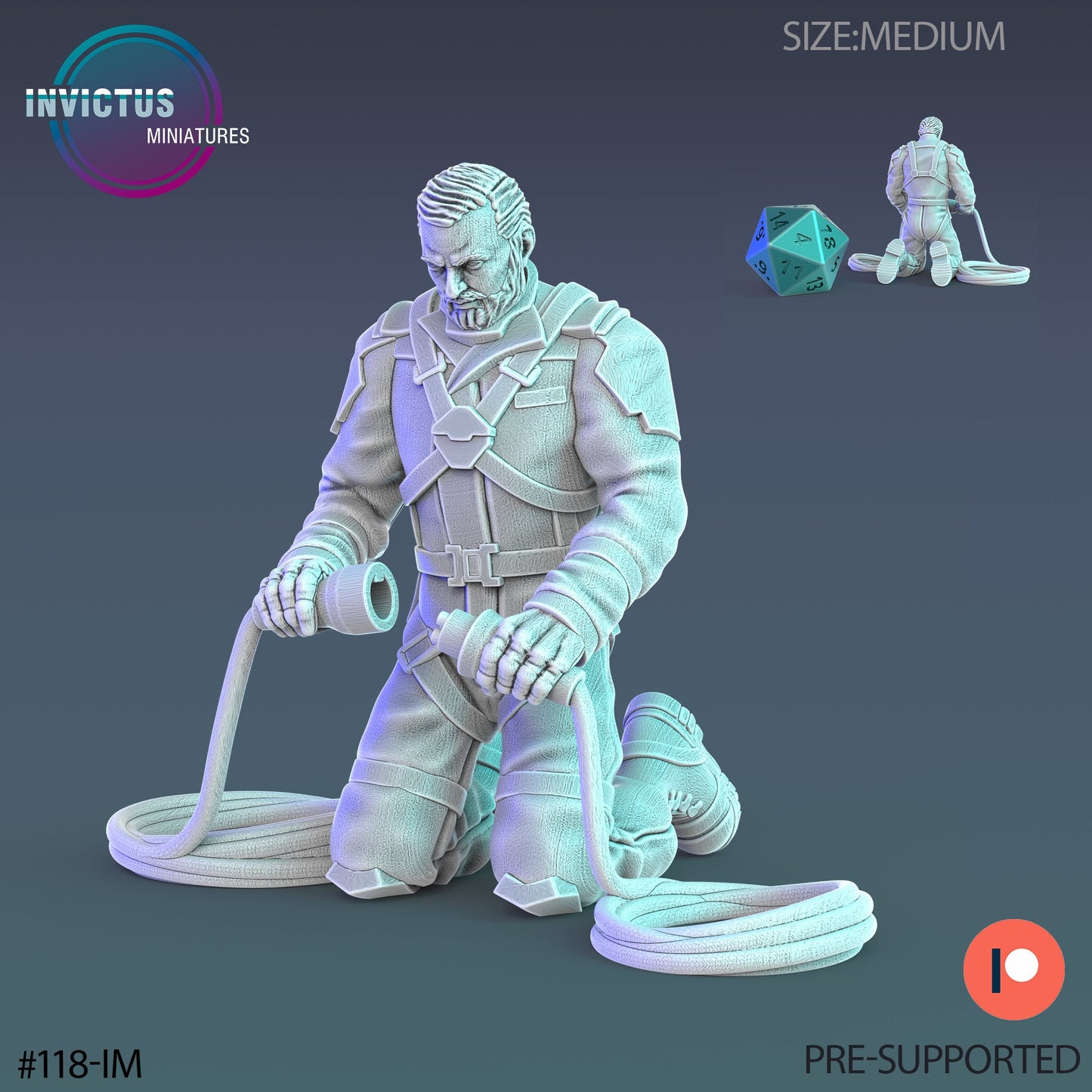 Human Worker Set 2 (4 Variants Available) - Invictus Miniatures