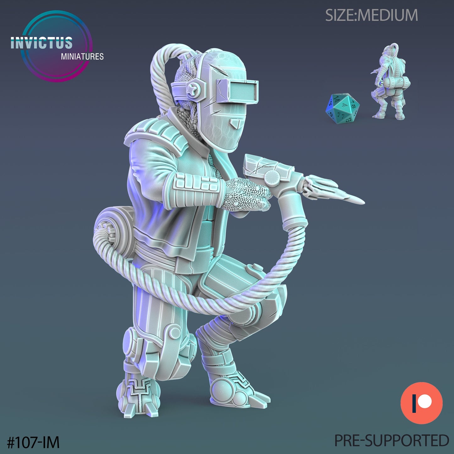Alien Worker Set 2 (4 Variants Available) - Invictus Miniatures