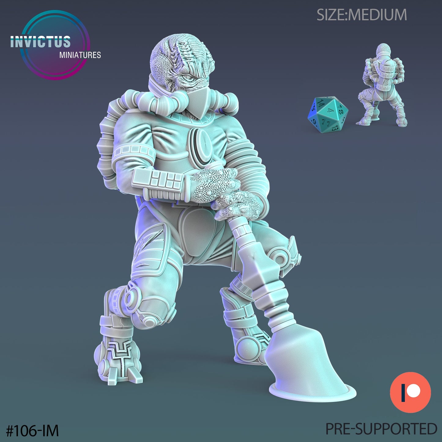 Alien Worker Set 2 (4 Variants Available) - Invictus Miniatures