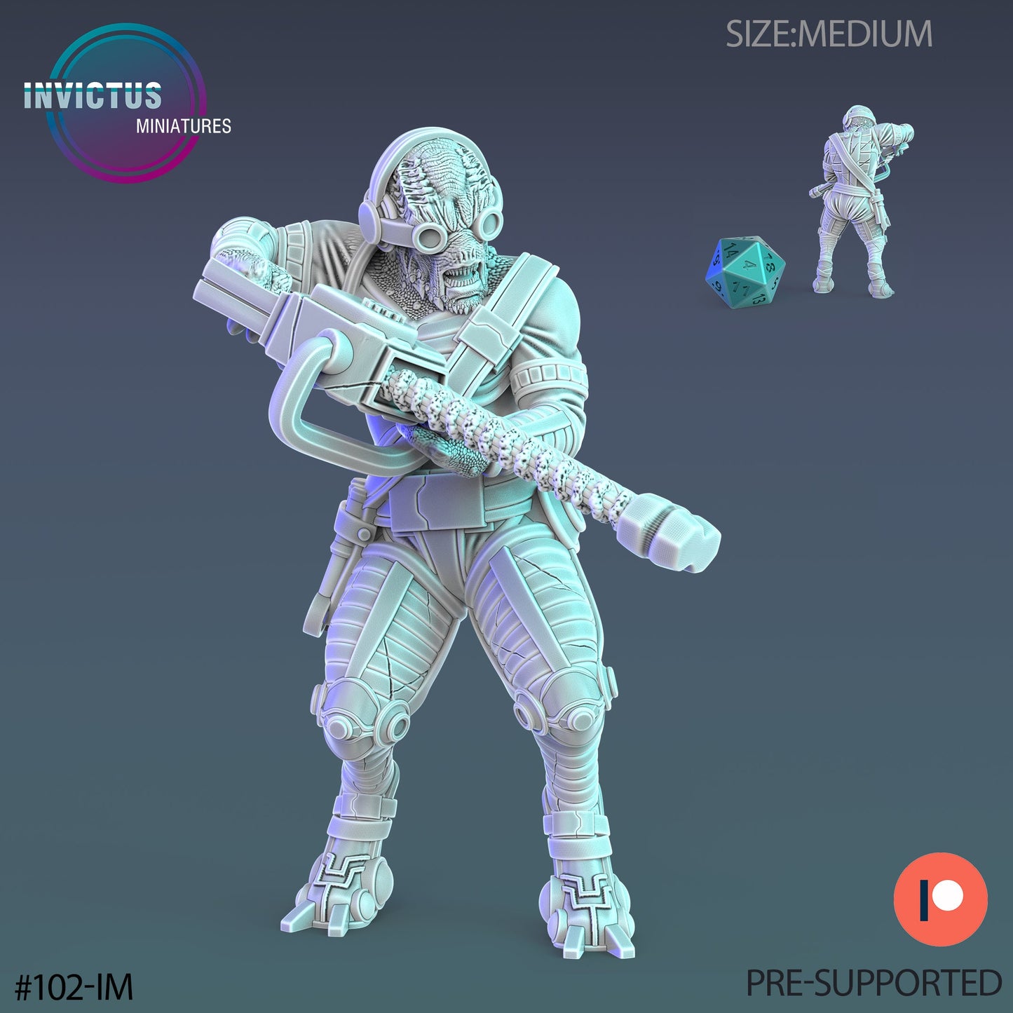 Alien Worker Set 1 (4 Variants Available) - Invictus Miniatures