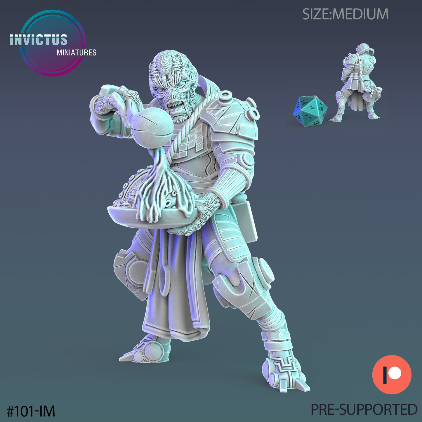 Alien Worker Set 1 (4 Variants Available) - Invictus Miniatures