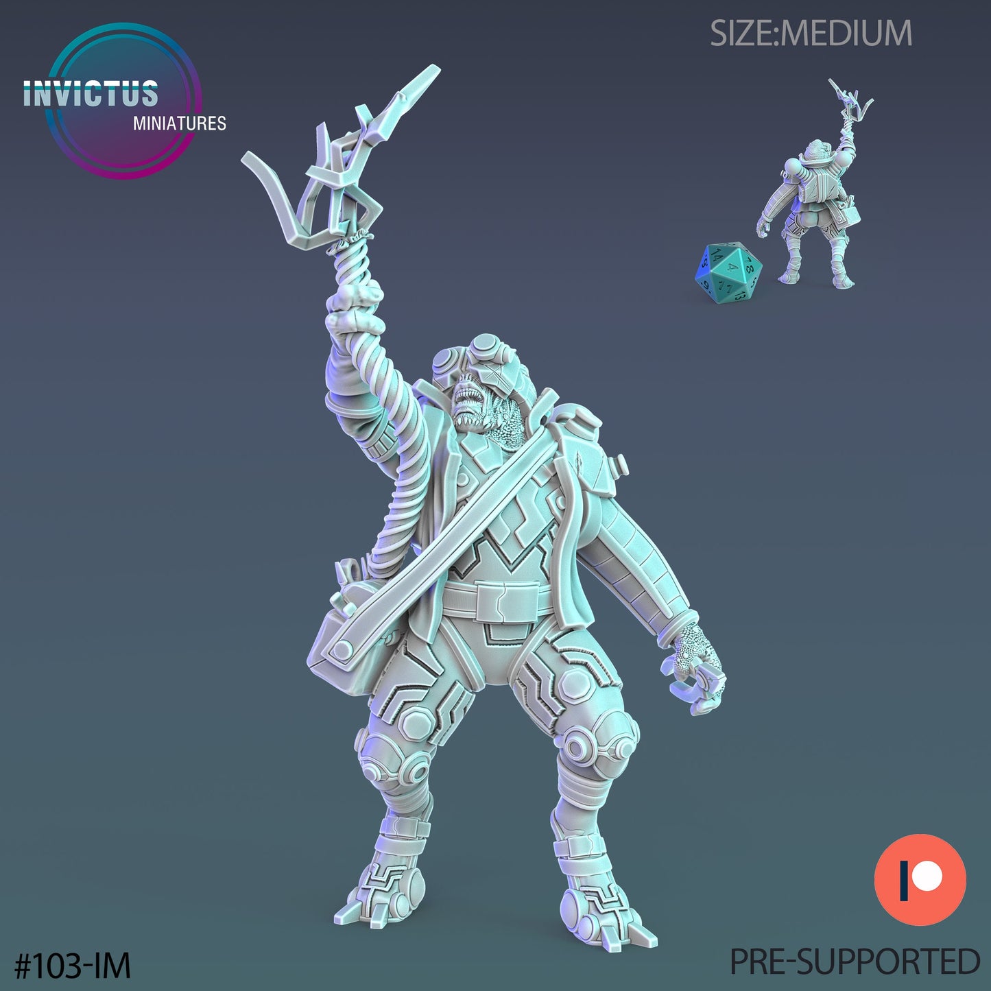 Alien Worker Set 1 (4 Variants Available) - Invictus Miniatures