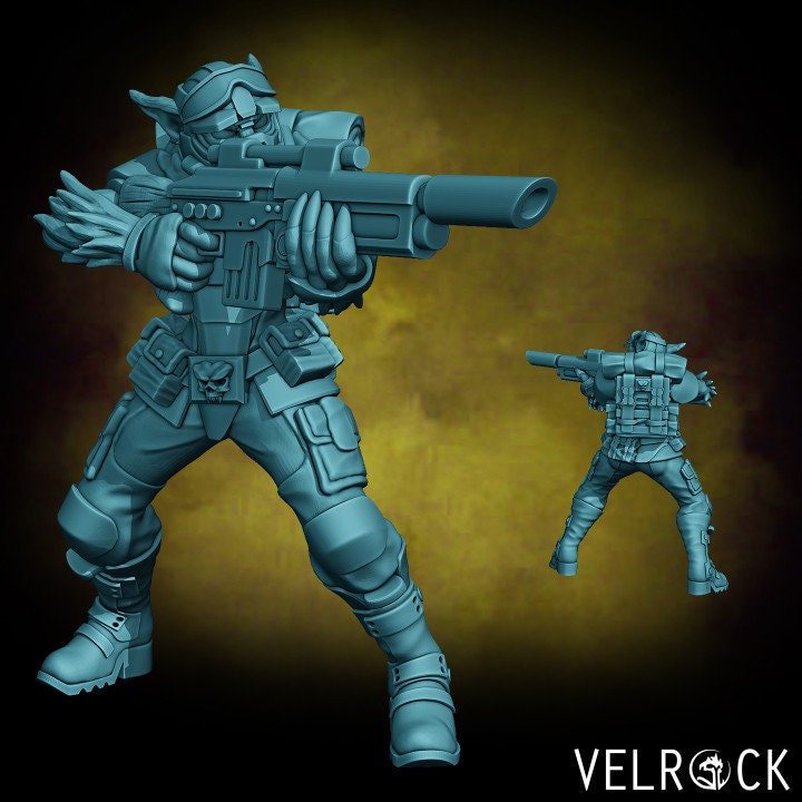 Catian Shock Troopers - Laser Guns (8 Variants Available) - Velrock