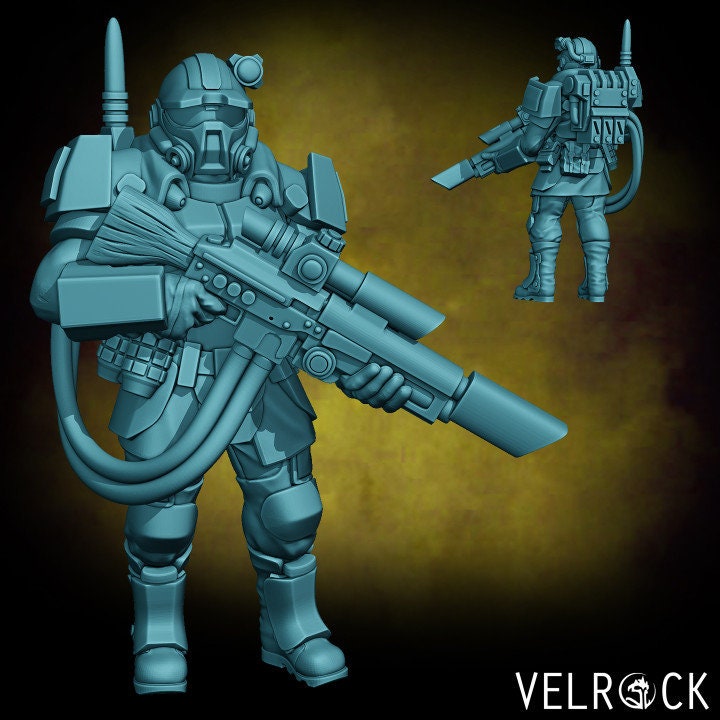 Tempest Guardsmen Elites - Male Squad (8 Variants Available) - Velrock