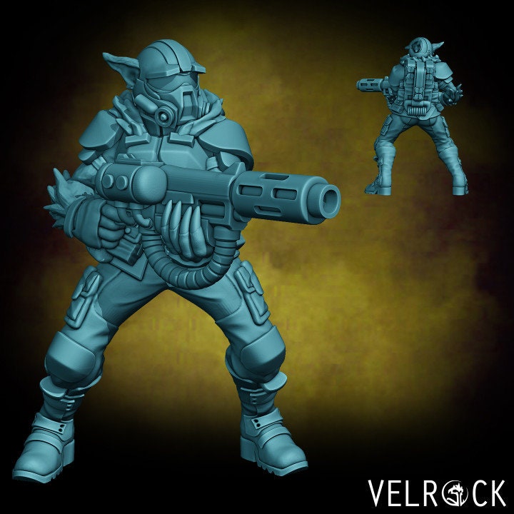 Catian Shock Troopers - Beam Guns (4 Variants Available) - Velrock