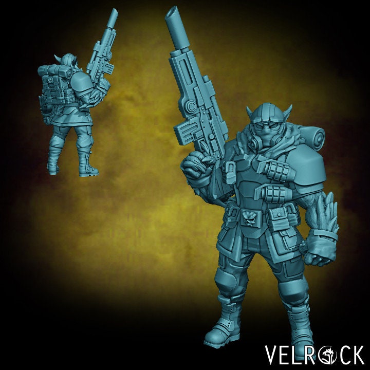 Catian Shock Troopers - Laser Guns (8 Variants Available) - Velrock