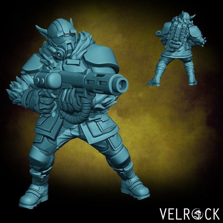 Catian Shock Troopers - Beam Guns (4 Variants Available) - Velrock