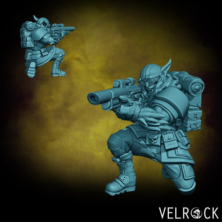 Catian Shock Troopers - Laser Guns (8 Variants Available) - Velrock