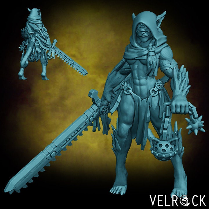 Sister Repanthia with Blessed Chainsword (6 Variants Available) - Velrock