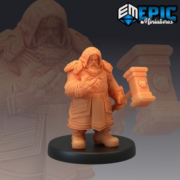 Nordic Dwarf (3 Variants Available) - Epic Miniatures