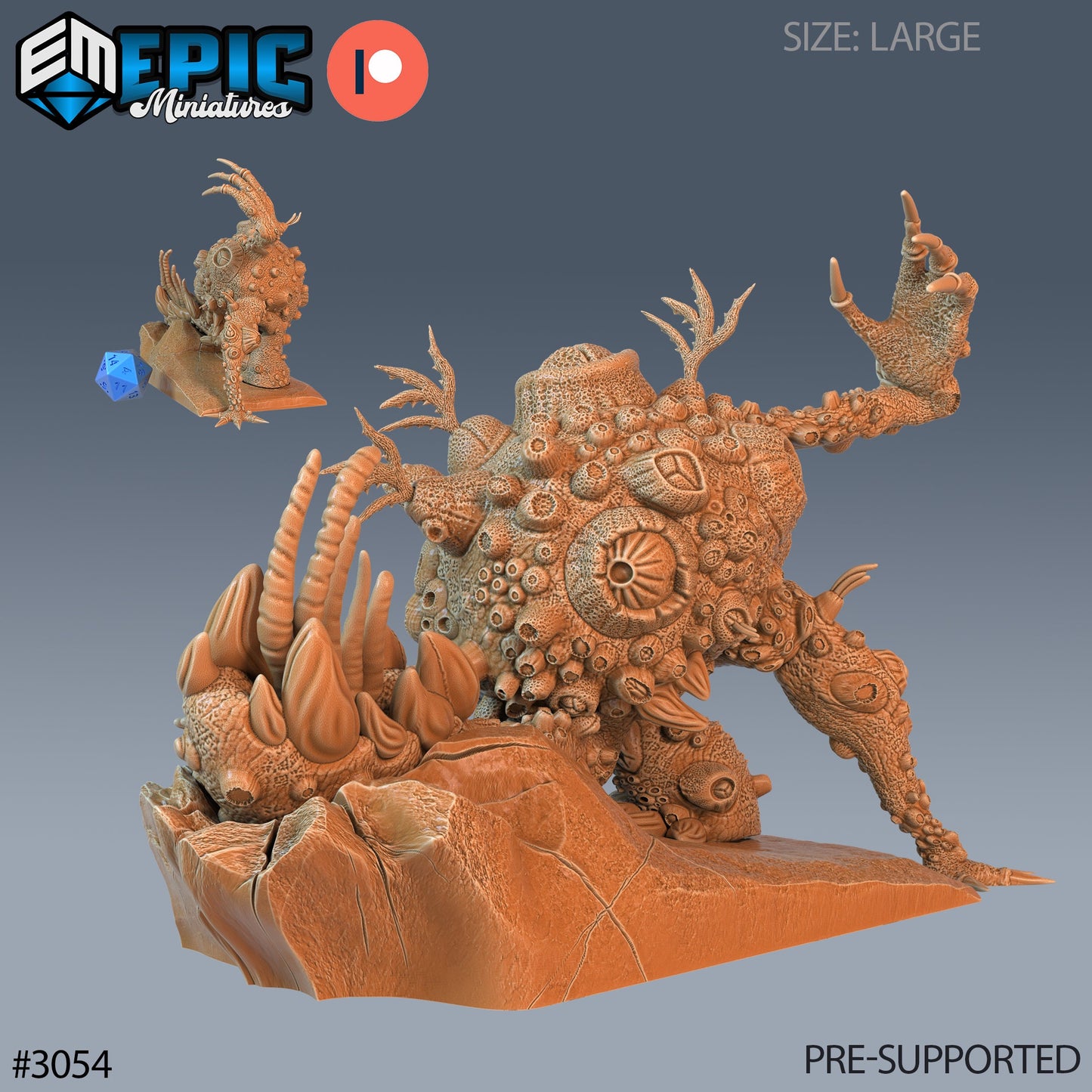 Fungus Golem (6 Variants Available) - Epic Miniatures