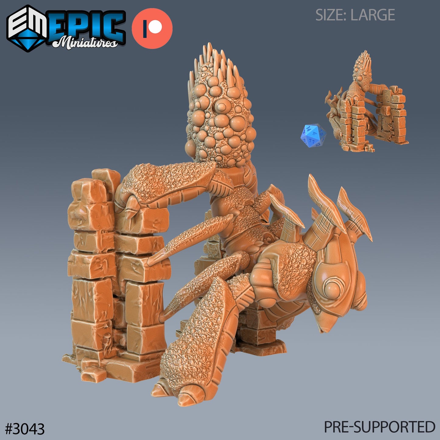 Spider Mushroom (3 Variants Available) - Epic Miniatures