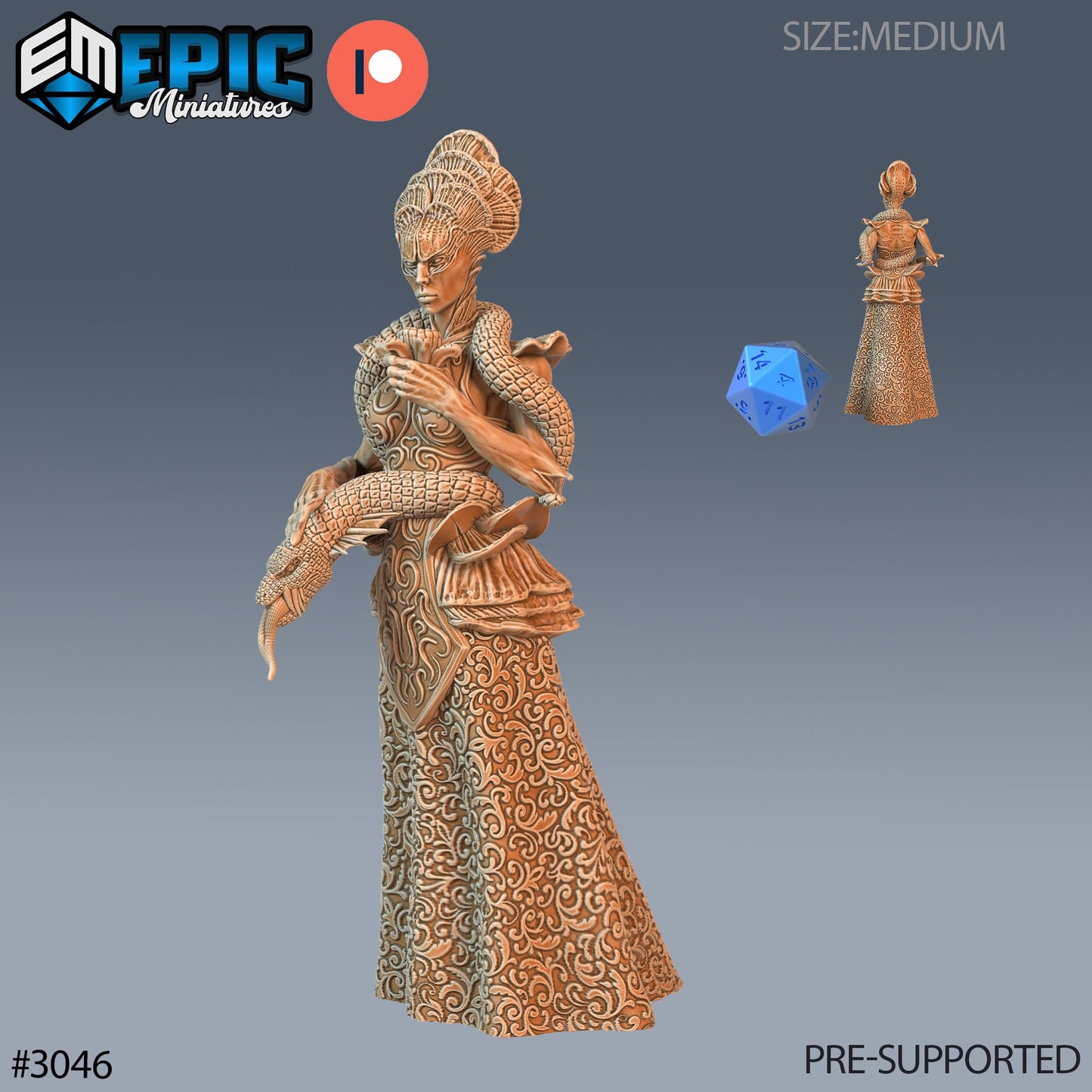 Fungi Demoness (3 Variants Available) - Epic Miniatures