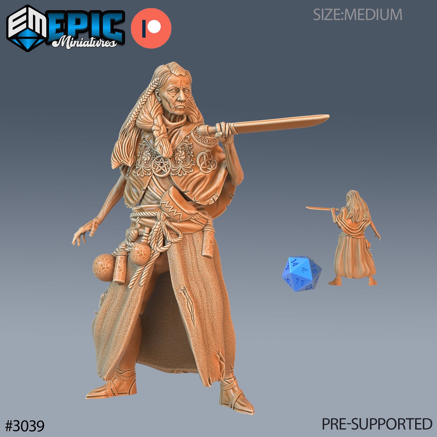 Swamp Hag (3 Variants Available) - Epic Miniatures