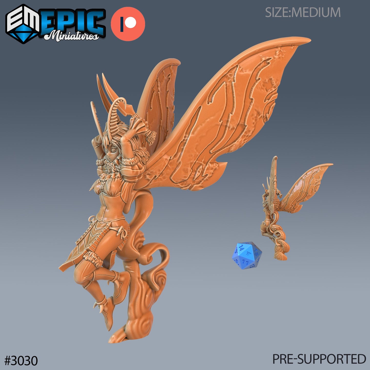 Moth Girl (3 Variants Available) - Epic Miniatures