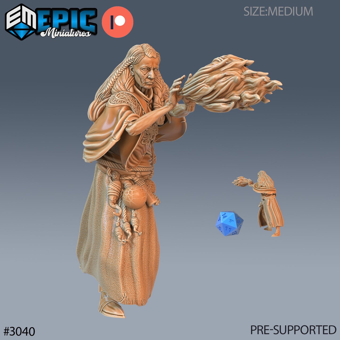 Swamp Hag (3 Variants Available) - Epic Miniatures