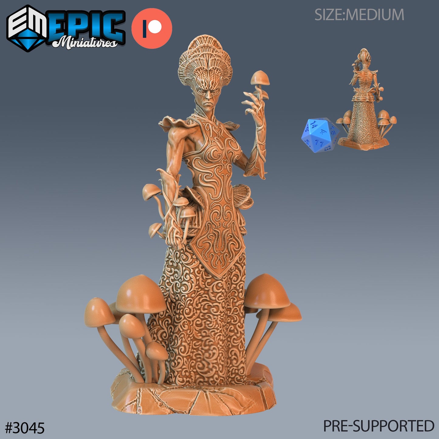 Fungi Demoness (3 Variants Available) - Epic Miniatures