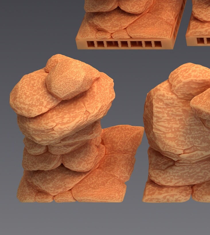 Modular Rock Tiles, Scatter Set - Epic Miniatures
