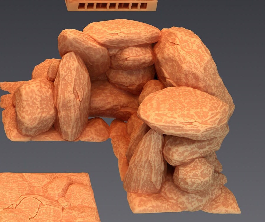 Modular Rock Tiles, Scatter Set - Epic Miniatures