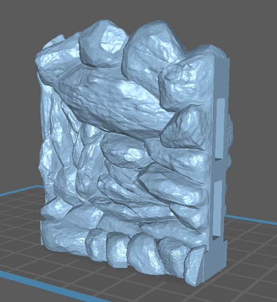 Modular Rock Tiles, Wall Set (OpenLock) - Epic Miniatures
