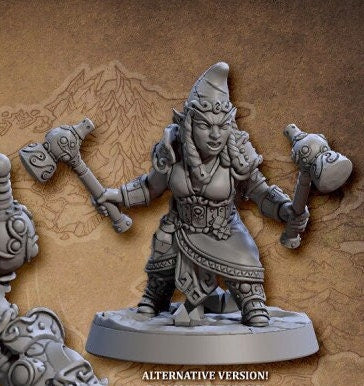 Golemmar Gnome F (2 Variants Available) - Artisan Guild