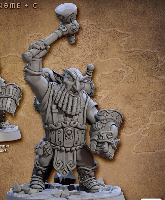 Golemmar Gnome C (2 Variants Available) - Artisan Guild