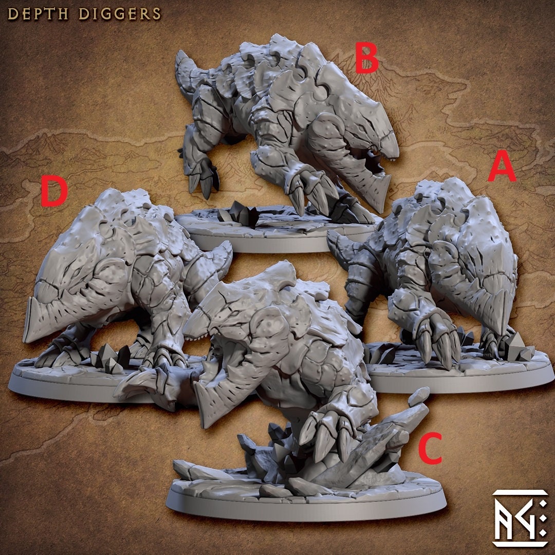 Depth Diggers (4 Variants Available) - Artisan Guild