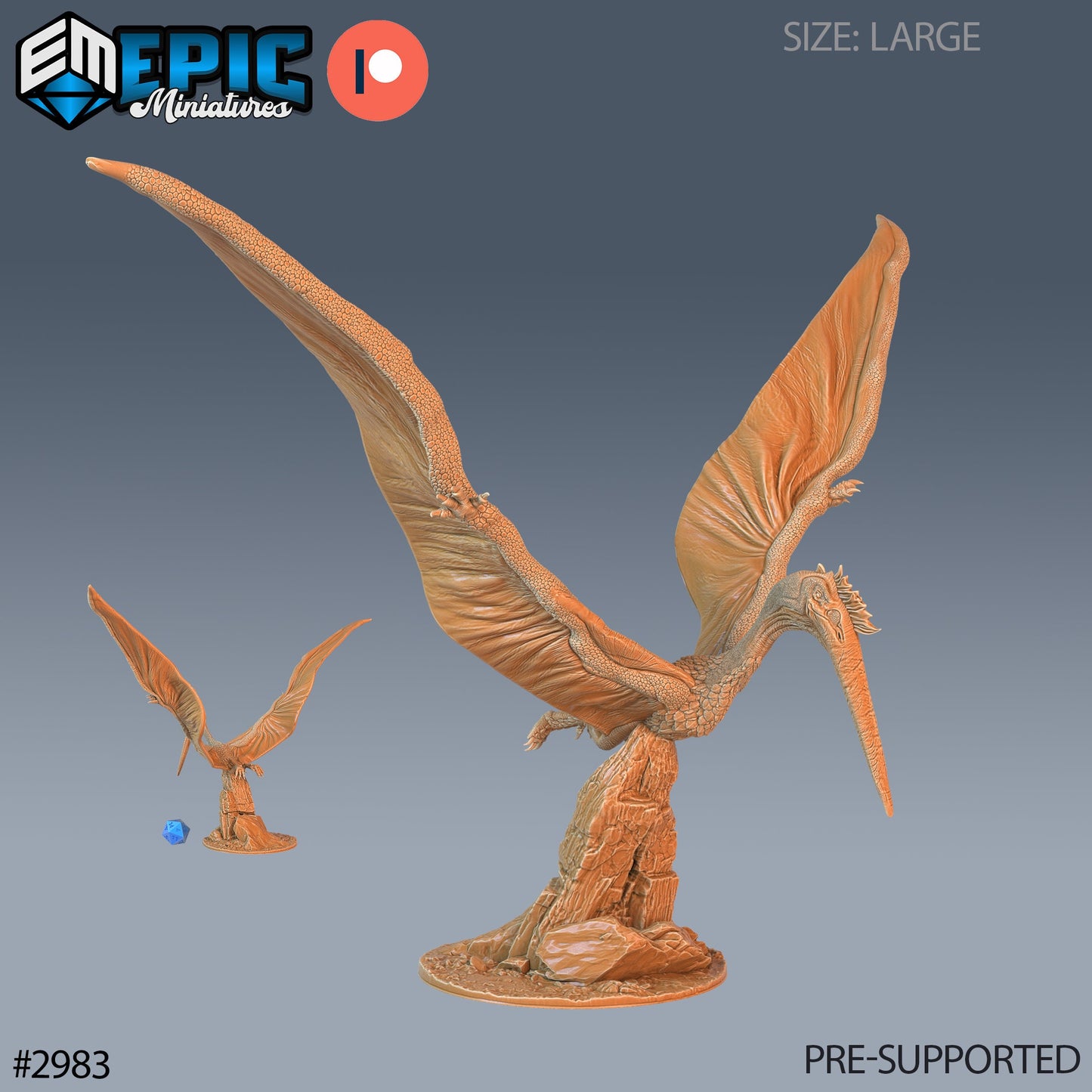 Quetzalcoatlus (3 Variants Available) - Epic Miniatures