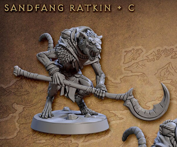 Sandfang Ratkins (6 Variants Available) - Artisan Guild