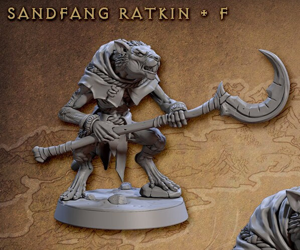 Sandfang Ratkins (6 Variants Available) - Artisan Guild