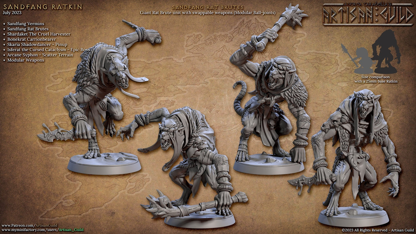 Sandfang Brutes - Hoods (4 Variants Available) - Artisan Guild