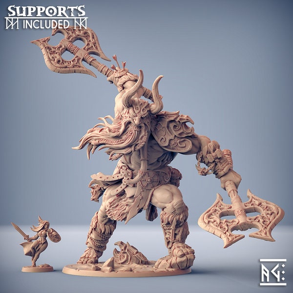 Hulgfnir, Frost Jotunn Champion (2 Variants Available) - Artisan Guild