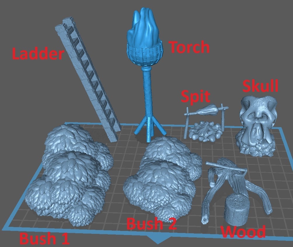 Orc Barracks Scatter Set - Epic Miniatures
